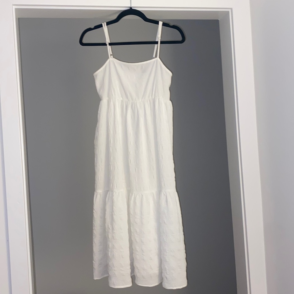 Forever 21 white/cream midi/maxi summer dress